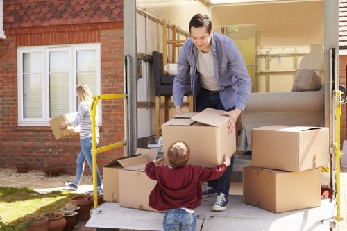 Removal company helping with a home move in Highgate
