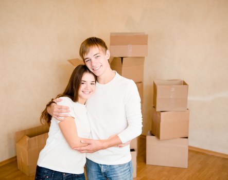 Household items being loaded for a Highgate relocation