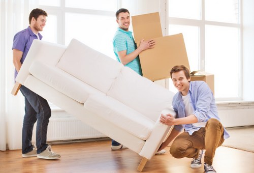 Commercial furniture pick-up for an office near Highgate