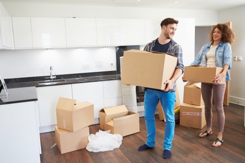 Man and van moving service in Highgate with local residential streets