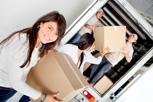 Prepared van and moving equipment for a Highgate local move