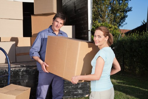 Crew protecting property during a professional move